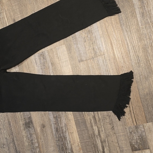 FRAME | Denim Womens Size 29 | Le High Straight Jeans | Black Frayed Fringe Hem​ - Picture 8 of 11